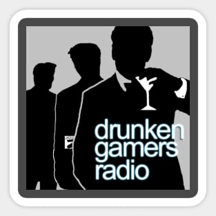 Drunken Gamers Radio Sticker